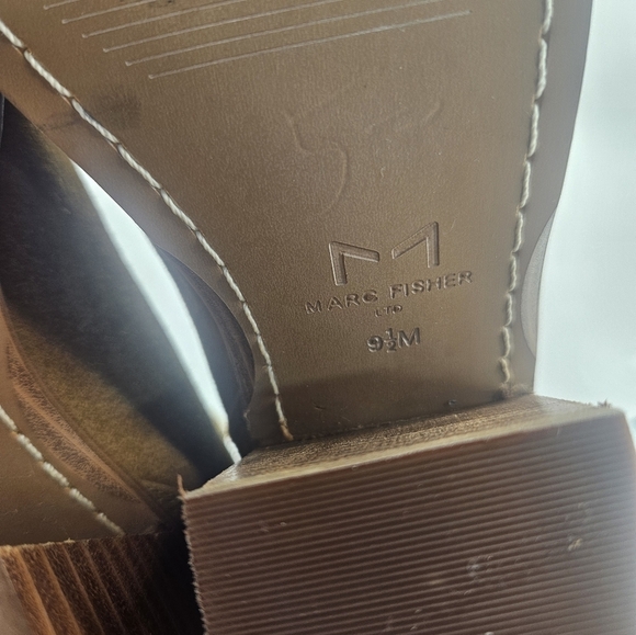 Marc Fisher Mariel Heeled Western Bootie SZ 9.5 - Picture 9 of 9